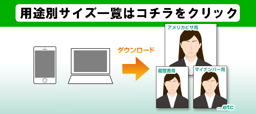 用途別サイズ一覧